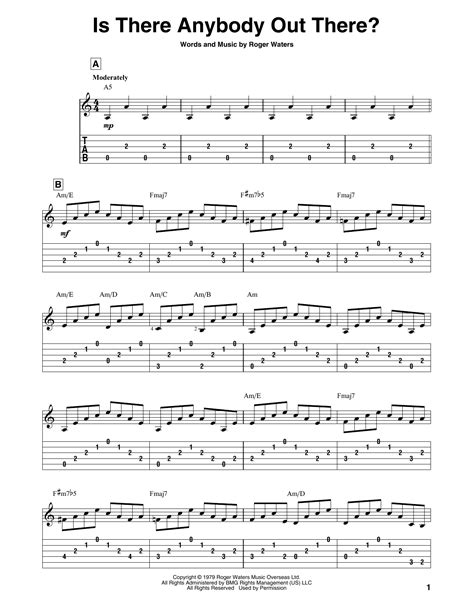 is there anybody out there chords|anybody out there tabs.